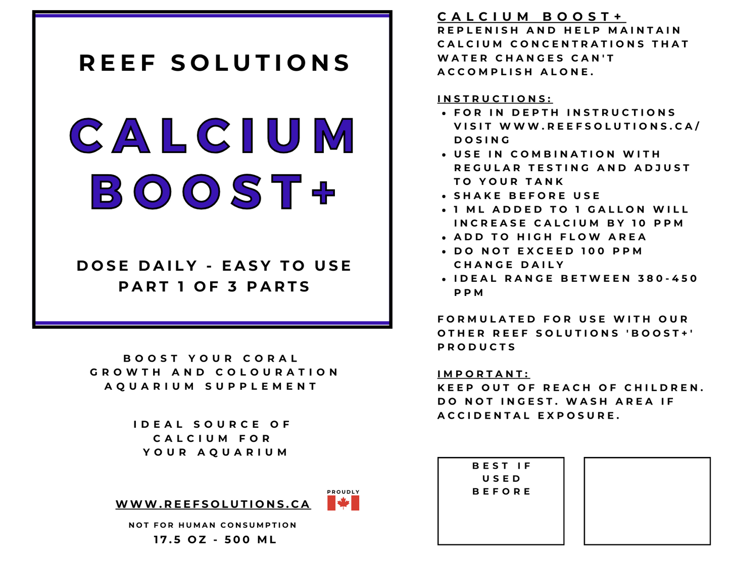 Calcium Boost+ Calcium Supplement - 3.79 L / 1 Gallon