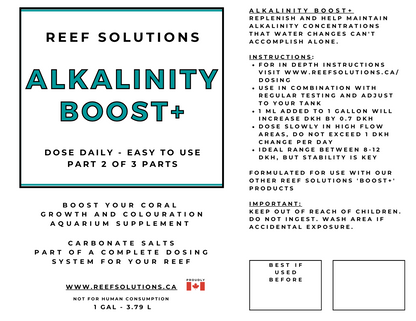Alkalinity Boost+ Alkalinity Buffer - 3.79 L / 1 Gallon