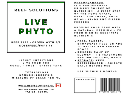 Live Phytoplankton - 500 ml