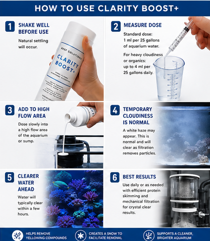 Clarity Boost+ Water Clarifier and Filtration Enhancer - 500 ml